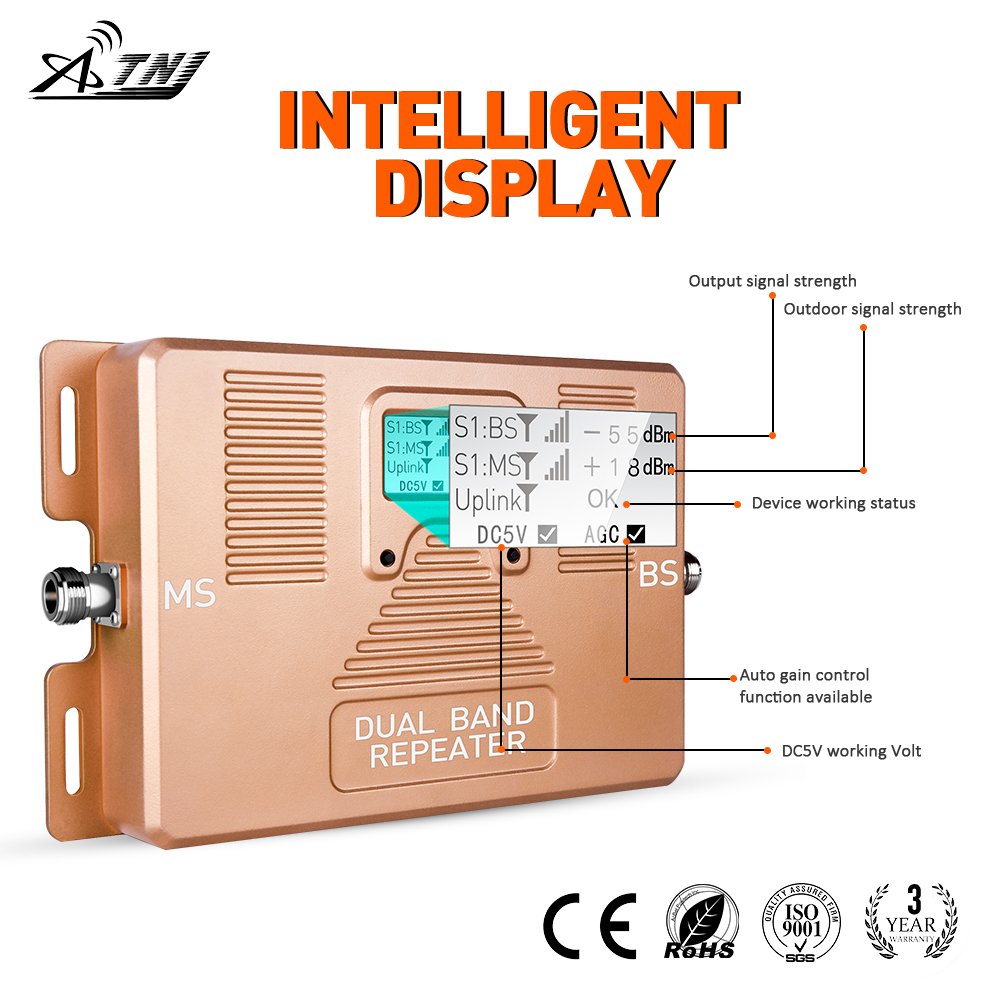 Mobile Signal Booster India 4G Mobile Phone Repeater Amplifier Booster 2G 4G Band3 GSM DCS Band9
